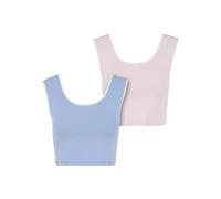 DÃ©bardeur cropped femme Urban Classics Contrast Bleu 2XL