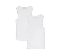 DÃ©bardeur dos nageur cÃŽtelÃ© femme Tom Tailor Denim Blanc XL