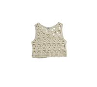 DÃ©bardeur en crochet femme Salsa Jeans Blanc S/M