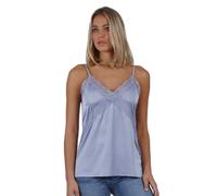 DÃ©bardeur en dentelle croisÃ©e femme Admas Bleu M