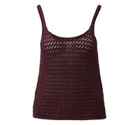DÃ©bardeur en maille effet pailletÃ© femme QS Rouge XL