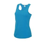 DÃ©bardeur en polyester femme Just Cool Bleu XL