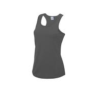 DÃ©bardeur en polyester femme Just Cool Gris M