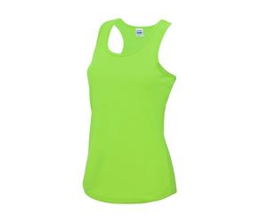 DÃ©bardeur en polyester femme Just Cool Vert L
