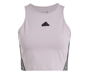 DÃ©bardeur femme adidas Future Icons 3 Stripes Violet L