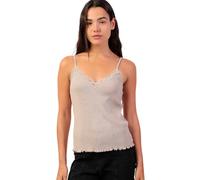 DÃ©bardeur femme Admas Romantic Rib Beige M