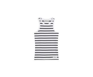 DÃ©bardeur femme ARMEDANGELS Kanitaa Stripes Blanc XS