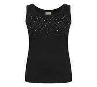 DÃ©bardeur femme KAFFE Curve KCCarina Rhinestone Noir XL