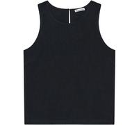 DÃ©bardeur femme KnowledgeCotton Apparel Linen-mix Noir L