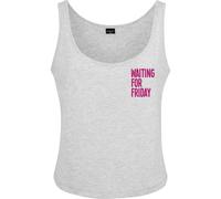 DÃ©bardeur femme Mister Tee Waiting For Friday Box Gris XL