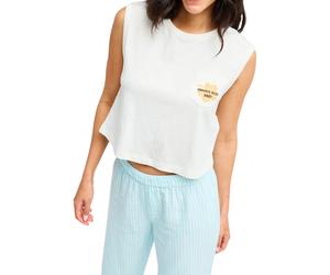 DÃ©bardeur femme Roxy Salt Blocks Muscle Blanc S