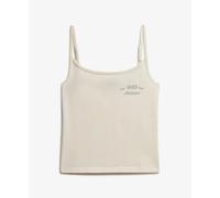 Superdry Athletic Essential Graphic Cami Sleeveless T-shirt Blanc M Femme