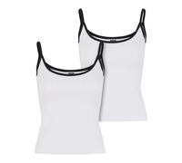 DÃ©bardeur femme Urban Classics Contrast Basic (x2) Blanc 2XL