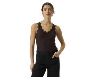 DÃ©bardeur finition dentelle femme Garcia Marron M