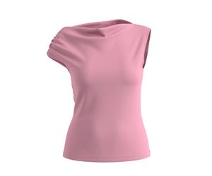DÃ©bardeur fluide avec drapÃ© asymÃ©trique Ã l'encolure femme COMMA Rose 38