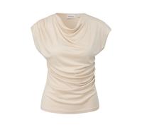 DÃ©bardeur fluide col drapÃ© en jersey femme COMMA Beige 38