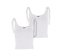 Débardeur jersey femme Urban Classics (x2) Blanc XS