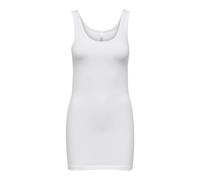 DÃ©bardeur long femme Only Live love life Blanc M