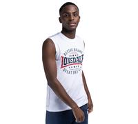 Lonsdale Débardeur St. Agnes blanc/noir/rouge – Taille 5XL