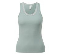 DÃ©bardeur ornÃ© de dentelle femme QS Vert 2XL