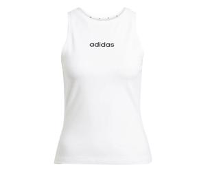 DÃ©bardeur slim cotton femme adidas Essentials Linear Blanc L