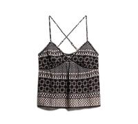 DÃ©bardeur tissÃ© imprimÃ© femme Superdry Noir XL