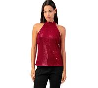 DÃ©bardeur tour de cou femme Admas Sequins Rouge XL