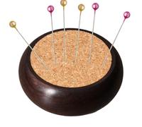 Da Cucito Portatili E Artigianali Per Donne, Mamme E Amiche | Cuscinetto Portaspilli In Legno, | Accessoires Immediato Senza Compromettere La Sicurezza Dur | Portaaghi Tondo In Sughero Per Cucit