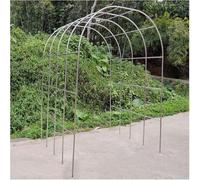 da giardino/da matrimonio/perato da giardino/di rosa/pera di supporto per piante fai da te, rfigurabile e facile da montare, N (dimeoni : 1,8 x 2,4 m, couleur : 19 mm)