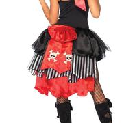 DÃ©guisement femme Leg Avenue Pirate Bustle Noir TU