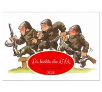 Da lachte die NVA - Karikaturen aus der DDR (Wandkalender 2026 DIN A2 quer), CALVENDO Monatskalender: Ansichtskarten der Militärhandelsorganisation der DDR