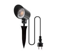 da LIGHT Spot LED 6 W 600 lm 3000 K blanc chaud avec câble de 1,5 m orientable IP65 étanche pour jardin, plantes, image