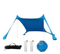 da Spiaggia Con protezione solare UPF50+ | Parasole portatile Leggero antivento pieghevole | estivo Mare Giardino escursioni Famiglia Bambini campeggio Facile montaggio