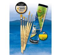 Da Vinci 5406 Series Brush Box, Bristle, Yellow/Black/Green and Blue, 30 x 30 x