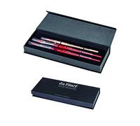 da Vinci Brushes Ensemble de pinceaux Aquarelle, Noir, Plume Taille 2, Taille inclinée 10, Ovale Taille 12