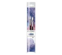 da Vinci Casaneo 5391 Lot de 2 pinceaux pour aquarelle Schmincke Horadam Supergranulation Couleurs Blanc