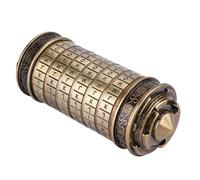 Da Vinci Code Cryptex Lettre Mot De Passe Serrure Anneau Titulaire Cadeaux avec Exquis Coffret Cadeau for Christmas Valentine's Day