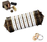 Da Vinci Code Mini Cryptex idee Cadeau St Saint Valentin Homme Femme Maman Original Locks Cadeaux de Mariage idee Rigolo Secret Personnalisé Cadeau Noel Couple Copine Maman Papa