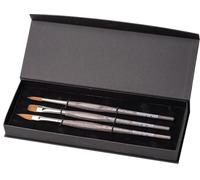 da Vinci, COLINEO - Manche court - Boîte cadeau - Boîte cadeau - Fibres synthétiques - Pinceaux d'artiste - Peinture aquarelle - Peinture acrylique liquide - Fabriqué en Allemagne - 3 tailles 8/10/12