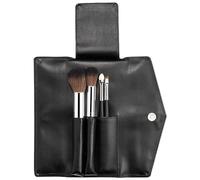 da Vinci Ensemble de pinceaux Joy, 4 pièces avec étui, Poudre, Blush, Sourcils, applicateur, idéal pour déplacements et Cadeau, protège Les Poils, fabriqué en Allemagne, Taille 0