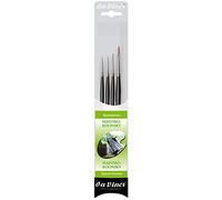 Da Vinci Maestro KOLINSKY Lot de pinceaux pour Tablette et Peinture Miniature, Vert, kurzstielig