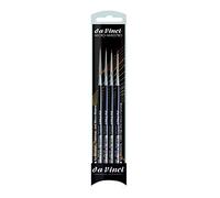 Da Vinci : Micro Maestro : Kolinsky Red Sable Brush : Série 100 : Lot de 4