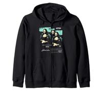 Da Vinci Mona Lisa PAPL14754 Art Moderne Graphique Sweat à Capuche