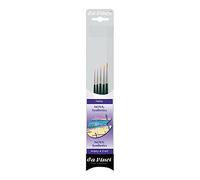 Da Vinci Set de pinceaux Série 4237 – poils violet/noir/vert/blanc – 30 x 30 x 30 cm
