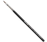 da Vinci pinceau eye-liner CLASSIC, poils naturels et martre rouge, application précise d'eye-liner, khôl et ombre à paupières, pointe fine, lignes précises, fabriqué à la main, taille 0