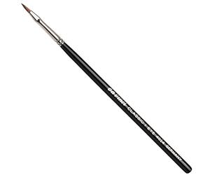 da Vinci pinceau eye-liner CLASSIC, poils naturels et martre rouge, application précise d'eye-liner, khôl et ombre à paupières, pointe fine, lignes précises, fabriqué à la main, taille 0