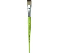 Da Vinci Pinceau Plat série 374, Fibre synthétique, Vert, 21 x 1,64 x 30 cm