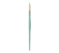 da Vinci, Pretty Mint Edition, Pinceau Aquarelle Rond, Taille 2 synthétique | Fibres ondulées extra-douces à forte capacité de charge, montées à la main dans une virole plastique.