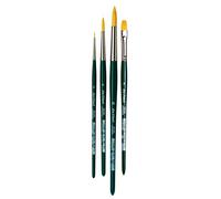 Da Vinci Série 4226 Set de pinceaux synthétiques en Poils Vert/Noir/Rose et Blanc 30 x 30 x 30 cm