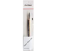 da Vinci Series 418 Pinceau Aquarelle - N ° 0 + 1 pcs Pinceau Da Vinci Martre Rouge